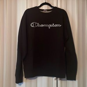 3/$10 Champion Medium Black Crew Neck Pullover Sweatshirt